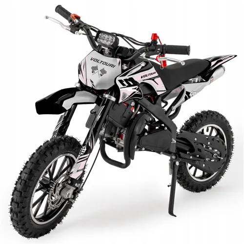 Motorek dla dzieci cross spalinowy 49CC motocykl el. start LED 35km/h motor