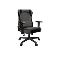 Fotel Fury Shinai S8 Gamingowy do 130kg Tkanina Szary