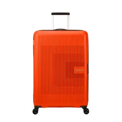 Большой расширенный чемодан American Tourister AeroStep-bright orange