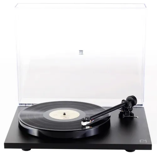 Gramofon REGA Planar 1 Czarny, Manualny,Napęd paskowy,Wkładka Rega,Pokrywa w zestawie,Prędkość odtw. 33 1/3,45 obr./min + Przedwzmacniacz gramofonowy REGA Fono Mini A2D