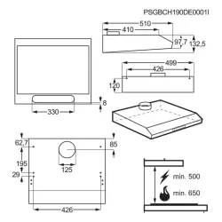 Okap Electrolux LFU215X Srebrny