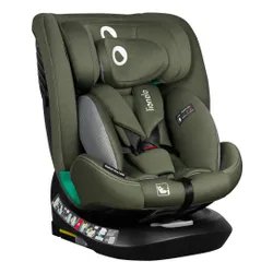Fotelik samochodowy LIONELO Bastiaan One-i-Size 40-150 cm (0-36 kg) Zielony