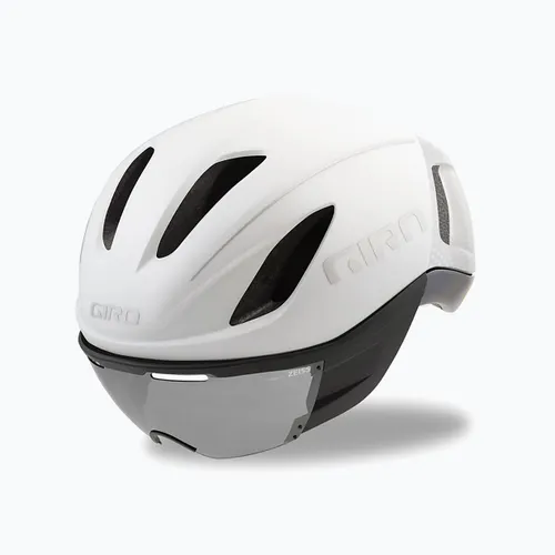 Kask rowerowy Giro Vanquish Integrated Mips matte white/silver/vivid road onyx