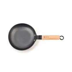 Patelnia żeliwna RODELUXE CZERWONA 24 cm