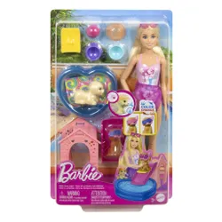 Lalka Barbie Pieski na basenie JBF35