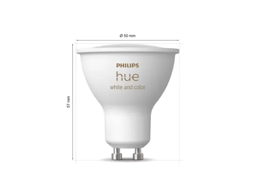 Zestaw Philips Hue White and Colour Ambiance 3 żarówki GU10 + regulator przyciemniania + Bridge Pro