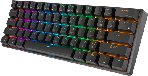 Klawiatura ROYAL KLUDGE RK61 RGB Brown Switch Czarny