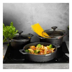 Patelnia nieprzywierająca STARKE PRO CROWS MARBLE 28 cm