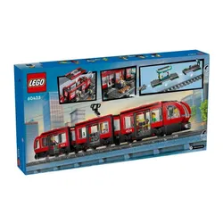 LEGO City 60423 городской трамвай со станцией