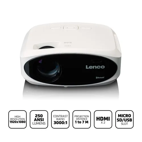 Projektor Lenco LPJ-900WH Full HD