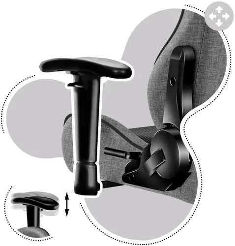 Fotel HUZARO Ranger 6.0 Czarno-szary