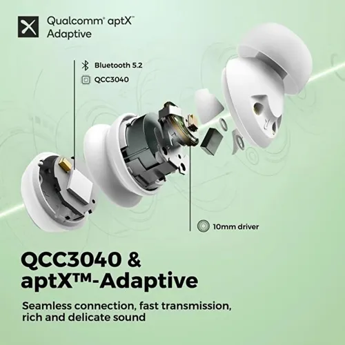 Беспроводные наушники SOUNDPEATS TWS Mini Pro Ink Channel Bluetooth 5.2 Белый