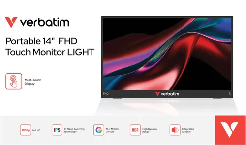 Monitor VERBATIM Light 32400 14" 1920x1080px IPS