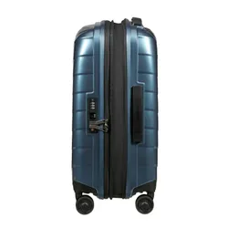 Маленький расширяемый чемодан Samsonite Attrix 55 см (23/26 см) - steel blue