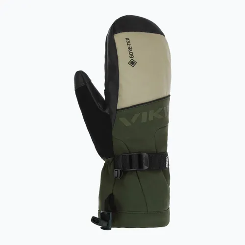 Rękawice narciarskie męskie Viking Hudson Gore-Tex Mitten olive/beige