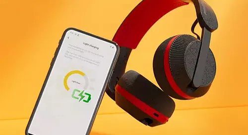 Słuchawki nauszne PHILIPS TAA6219BK/00 Wodoodporne Czarno-czerwony