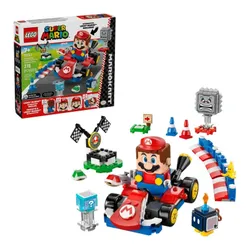 LEGO Super Mario 72043 Mario Kart Interaktywna figurkaMario i Standard Kart