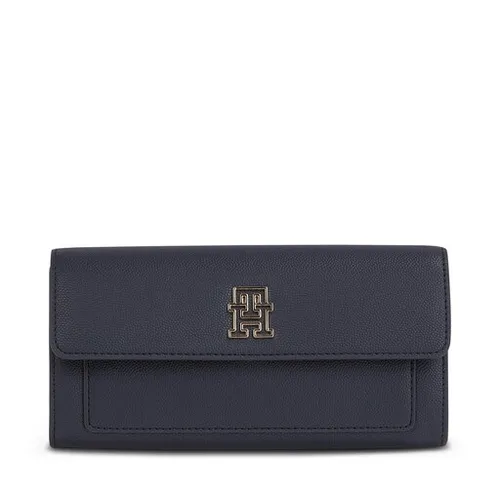 Женский кошелек Tommy Hilfiger Th Timeless Large Flap AW0AW15257 Space Blue DW6