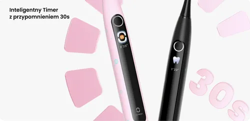 Szczoteczka soniczna OCLEAN X Kids S Czarny + etui