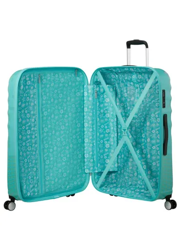 Walizka duża American Tourister Wavebreaker Disney - Stitch flower