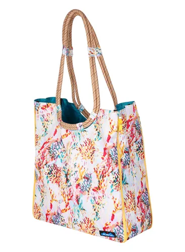 Пляжная сумка для покупок Kavu Market Duffel Bag-floral coral