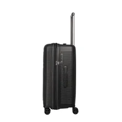 Walizka średnia poszerzana Travelite Roomer Trunk - black