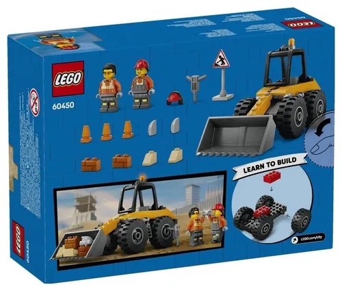 LEGO City Great Vehicles 60450 Желтый колесный погрузчик