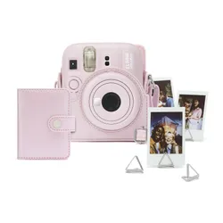 Aparat FUJIFILM Instax Mini 13 Różowy + Pokrowiec + Album + Spinacze