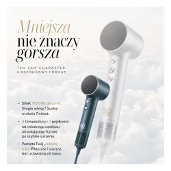 Suszarka do włosów SkinVibe Nova PlasmaGo Zimny nawiew 1100W 2 prędkości 4 temperatury Eggplant