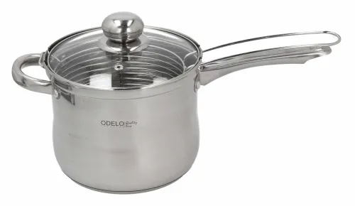 Rondel ze stali nierdzewnej z pokrywką i koszykiem do smażenia ODELO FRY 3,6 l