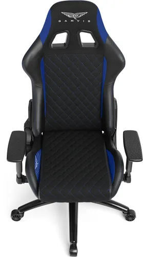 Fotel GAMVIS Phantom Large Czarny (niebieskie elementy)
