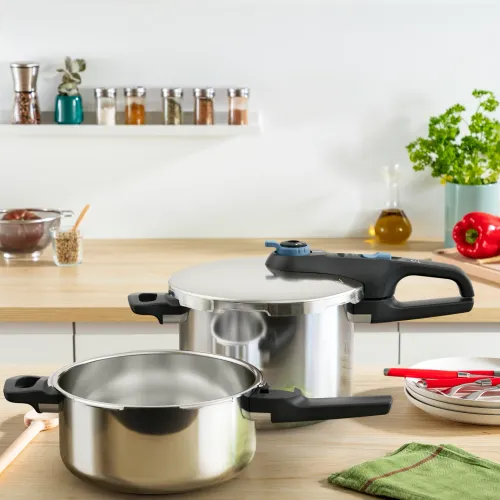 Szybkowar Tefal Secure Trendy P2584301 Indukcja Stal nierdzewna 3 elementy