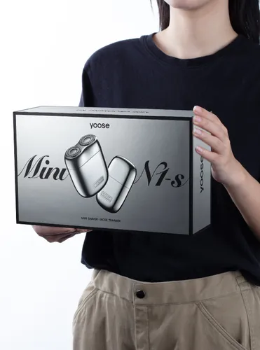 Golarka YOOSE Mini 2 Srebrny + Trymer do nosa Na mokro i sucho