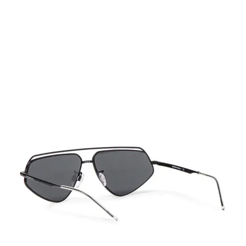 Okulary przeciwsłoneczne Emporio Armani 0EA2126 300187 Matte Black/Dark Grey - Rozmiar (EU) 61