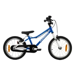 Rower dziecięcy KARBON Superlight 16 cali dla chłopca Niebieski