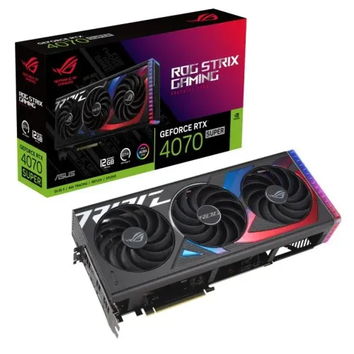 Karta graficzna ASUS ROG Strix GeForce RTX 4070 SUPER 12GB GDDR6X 192bit DLSS 3