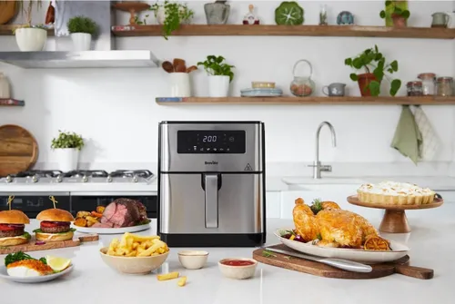 Air Fryer Frytkownica beztłuszczowa BREVILLE VDF131X 9l 6 automatycznych programów