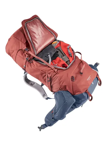 Plecak trekkingowy Deuter Aircontact X 70+15 SL damski - redwood/ink