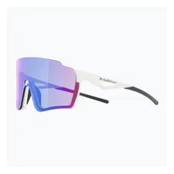 Okulary przeciwsłoneczne Red Bull SPECT Stun shiny white/smoke with purple-green mirror