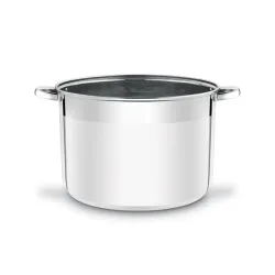 Garnek prosty ze stali nierdzewnej z pokrywką Tadar 29 litrów
