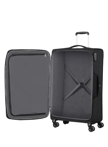 American Tourister Crosstrack Genişletilebilir Büyük Bavul-Siyah / Gri