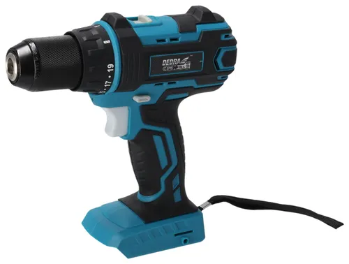 Wiertarko-wkrętarka DEDRA DED7041 + Akumulator DEDRA DED7034 SAS+ALL 4Ah 18V + Ładowarka DEDRA DED7038 SAS+ALL