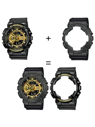 Casio Zegarek SET GA-110GB-1AER + BEZEL 10467795 + PASEK 1034768