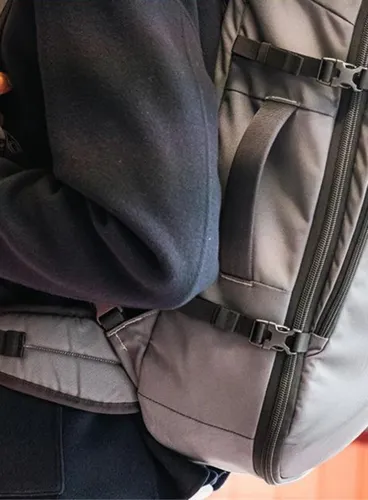 Rucsac de călătorie Pacsafe EXP45 anti-furt - negru