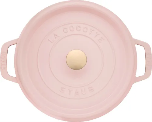 Garnek żeliwny okrągły 2.6 ltr STAUB LA COCOTTE Różowy