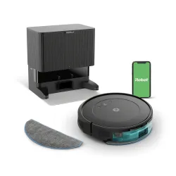 Robot sprzątający iRobot Roomba Combo Essential 2 Funkcja mopowania Stacja oczyszczająca 68dB Czarny