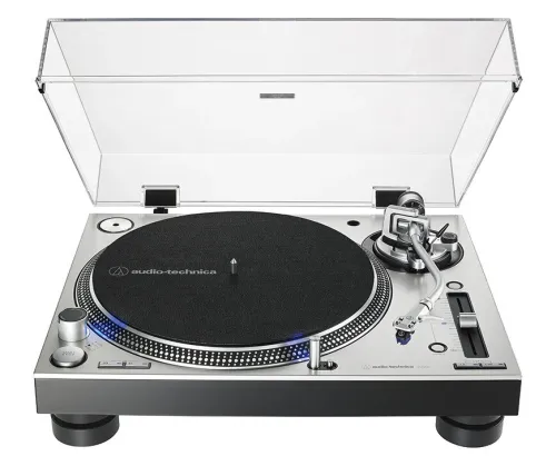 Gramofon Audio-Technica AT-LP140XP Manualny Napęd bezpośredni Przedwzmacniacz Srebrny