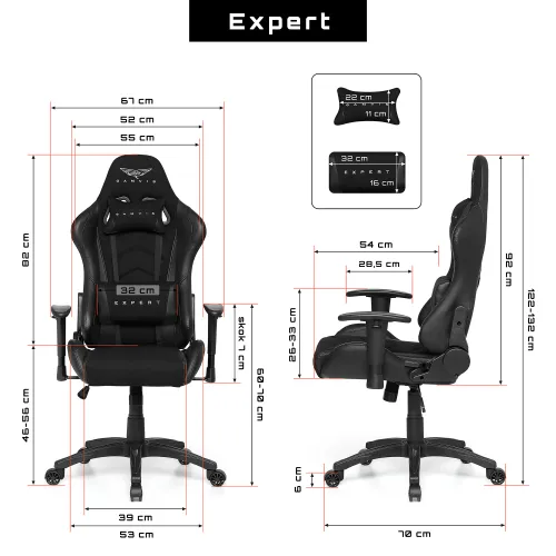 Fotel GAMVIS Expert Czarny