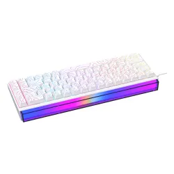 Klawiatura mechaniczna Ajazz NK68 Red Switch Biały
