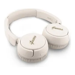 Słuchawki nauszne GUESS Metal Logo Script Beżowy